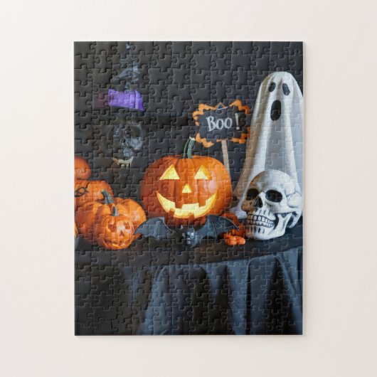 Halloween. Legpuzzel (Verticaal)