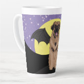 Halloween Leonberger Latte Mok (Linkerhoek)