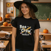 Halloween Leraar Boo Crew Faculteit T-shirt