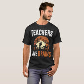 Halloween leraar Brain Lover T-shirt (Voorkant volledig)