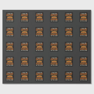 Halloween Leraar Cute Pompoenen Ontwerp_1 Cadeaupapier