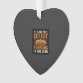 Halloween Leraar Cute Pompoenen Ontwerp_1 Ornament (voorkant)
