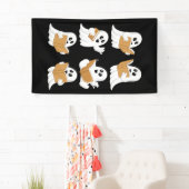 Halloween leraar geest lezen boeken bibliothecaris spandoek (Insitu)