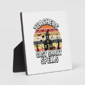 Halloween Leraar Griezelige Slimheid Fotoplaat (Voorkant)