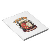 Halloween Leraar Hersenen Magie Notitieblok (Schuin)