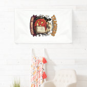 Halloween Leraar Hersenen Magie Spandoek (Insitu)