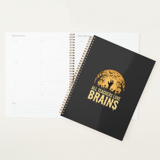 Halloween Leraar Hersenen Planner (Display)