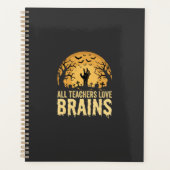 Halloween Leraar Hersenen Planner (Voorkant)