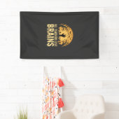 Halloween Leraar Hersenen Spandoek (Insitu)