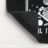 Halloween leraar Ik wacht gewoon tot het stil is. Muismat (Hoek)