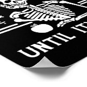 Halloween leraar Ik wacht gewoon tot het stil is. Poster (Hoek)