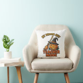 Halloween Leraar Shirt Grappige Bezem Problemen On Kussen (Stoel)