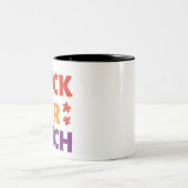 Halloween leraar Trick of Teach Tweekleurige Koffiemok (Center)