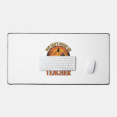 Halloween Leraar Vintage Grappig Spooky School Des Bureaumat (Keyboard & Muis)