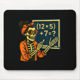 Halloween Leraar Zes Zeven Meme 6 7 Skelet Soky Muismat