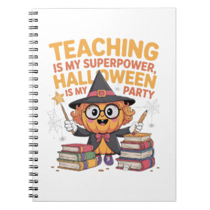 Halloween Leraren Notitieboek – Lesgeven Is Mijn S