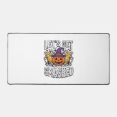 Halloween Let's Get Smashed Pompoen Bier Bureaumat (Voorkant)