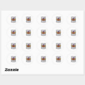 Halloween Let's Get Smashed Pompoen Bier Ronde Sticker (Vel)