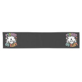 Halloween Let's Go Ghouls Ghost Retro Kostuum Korte Tafelloper (Horizontaal)