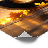 Halloween Letter J Pompoen Kinderen Klaslokaal Alf Poster (Hoek)