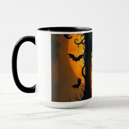 Halloween Letter N Enkele Traan Mok (Links)