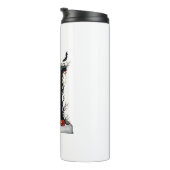 Halloween Letter N Single Tear Thermosbeker (Geroteerd rechts)