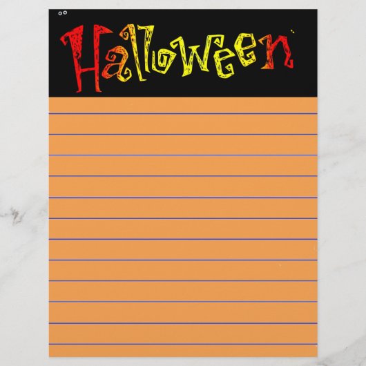 Halloween Letterhead (Voorkant)
