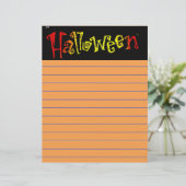 Halloween Letterhead (Staand voorkant)