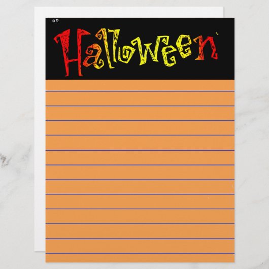 Halloween Letterhead (Voorkant / Achterkant)