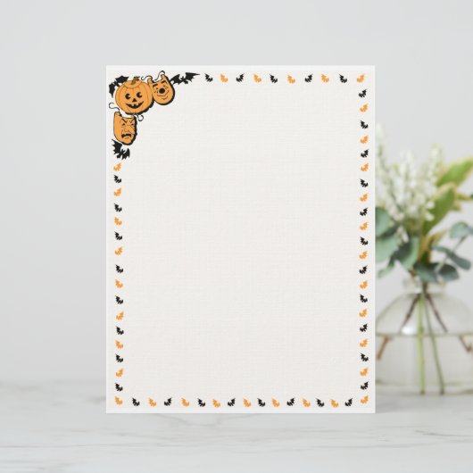 Halloween Letterhead (Staand voorkant)