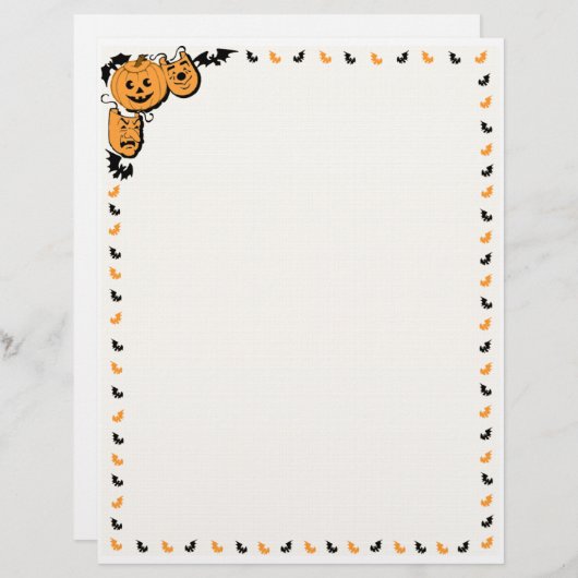 Halloween Letterhead (Voorkant / Achterkant)