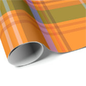 Halloween leuk geruit cadeaupapier (Rol Hoek)