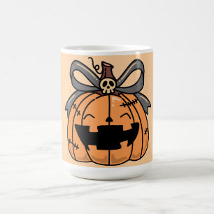 Halloween,Leuk Gezicht Pompoen,Funny , Jack O' Lan Magische Mok