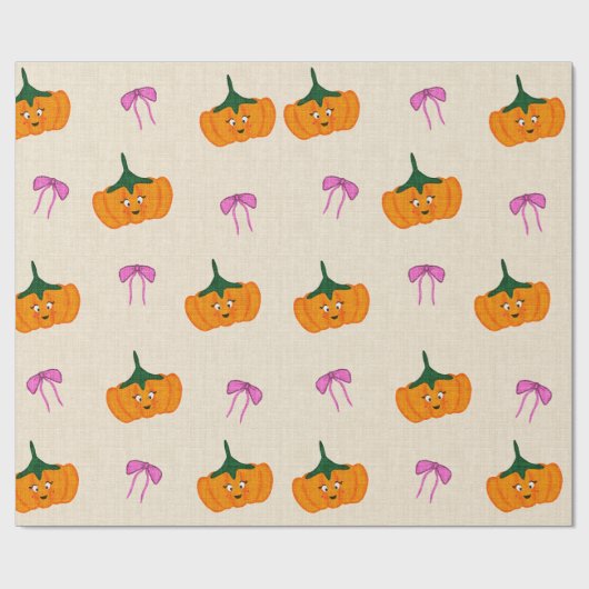 Halloween leuk ontwerp, cadeaupapier (Vlak)