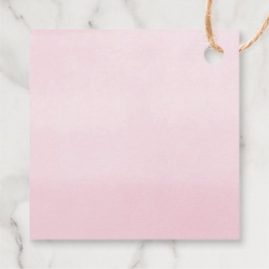 Halloween leuk spookroze wit meisje baby shower bedankjes labels (Achterkant)