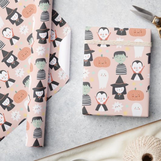 Halloween Leuk Spooky Gift Cadeaupapier