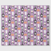 Halloween Leuk Spooky Gift Cadeaupapier (Vlak)