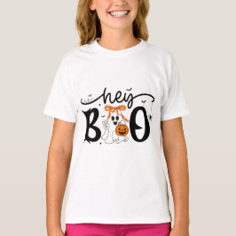 Halloween Leuk T-shirt - Hey Boo