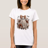 Halloween Leuk T-Shirt - Kant Ghost - Herfst (Voorkant)