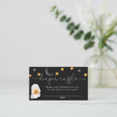 Halloween leuke baby herfst-taperaffelkaarten informatiekaartje (Staand voorkant)