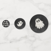 Halloween leuke enge geesten partij confetti (Achterkanten)