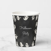 Halloween leuke enge geesten partij papieren bekers (Achterkant)