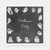Halloween leuke enge geesten partij servet (Voorkant)