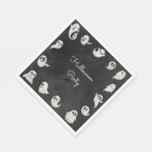 Halloween leuke enge geesten partij servet (Hoek)