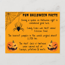 Halloween Leuke Feiten Briefkaart