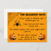 Halloween Leuke Feiten Briefkaart (Voorkant / Achterkant)