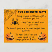 Halloween Leuke Feiten Briefkaart (Voorkant)