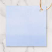 Halloween leuke geest blauw-jongen baby shower bedankjes labels (Achterkant)