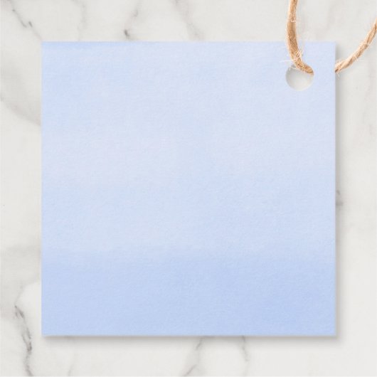 Halloween leuke geest blauw-jongen baby shower bedankjes labels (Achterkant)