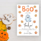 Halloween Leuke Ghost dank u baby shower Bedankkaart